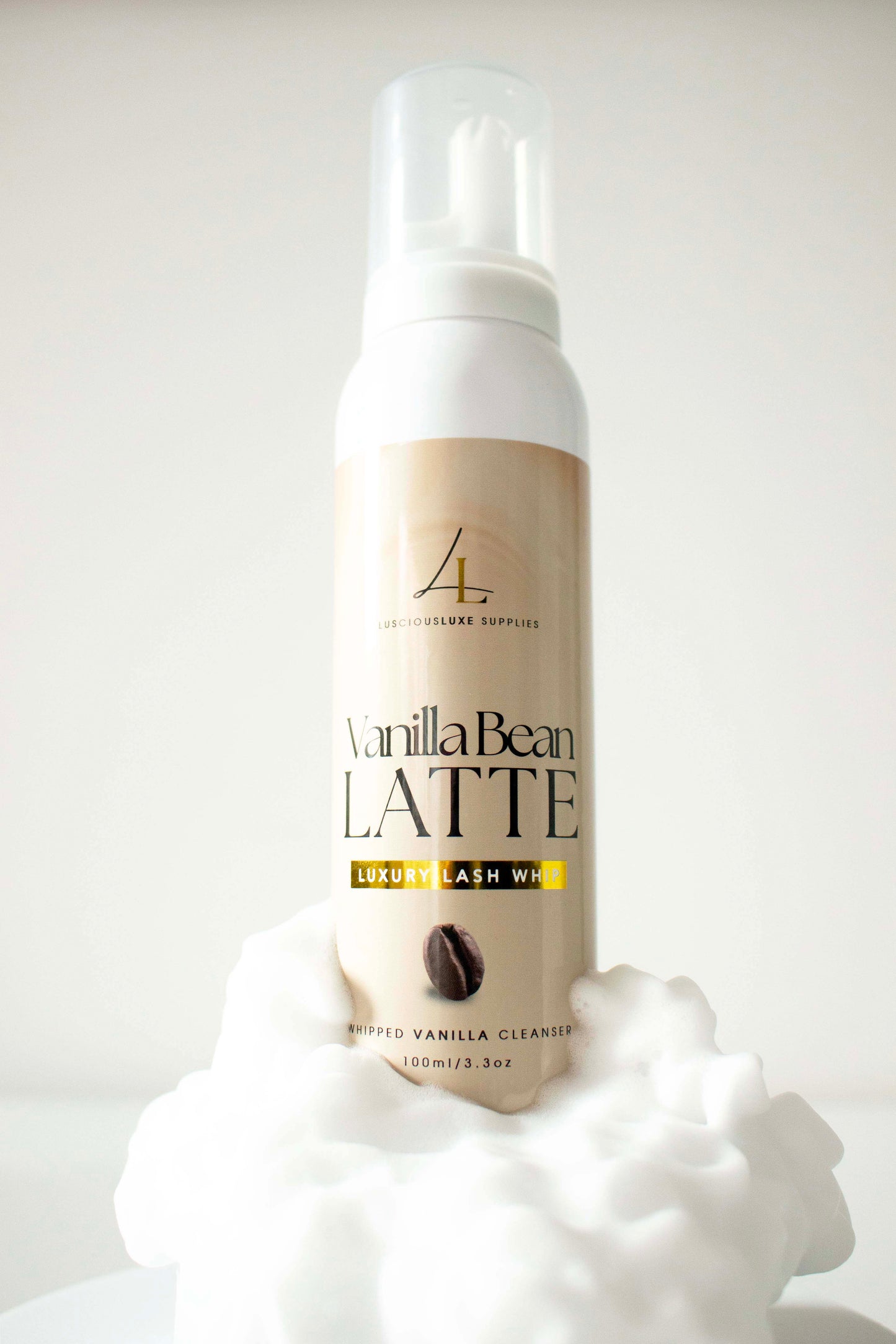 Luxury whipped lash cleanser