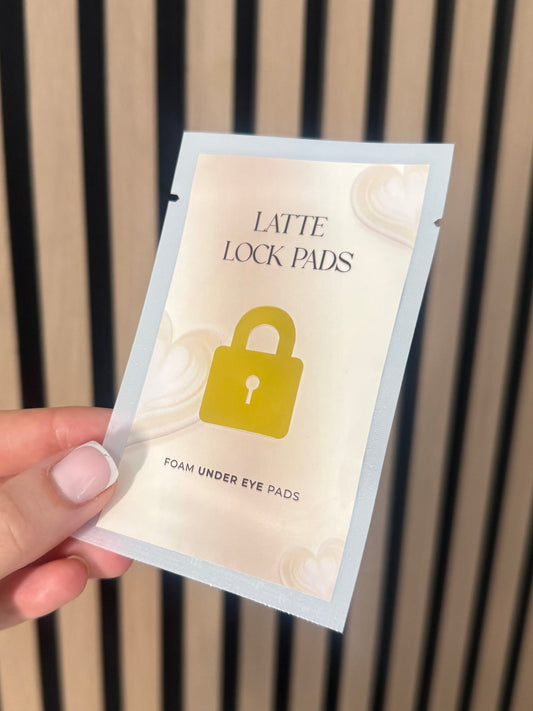 Latte Lock under eye pads