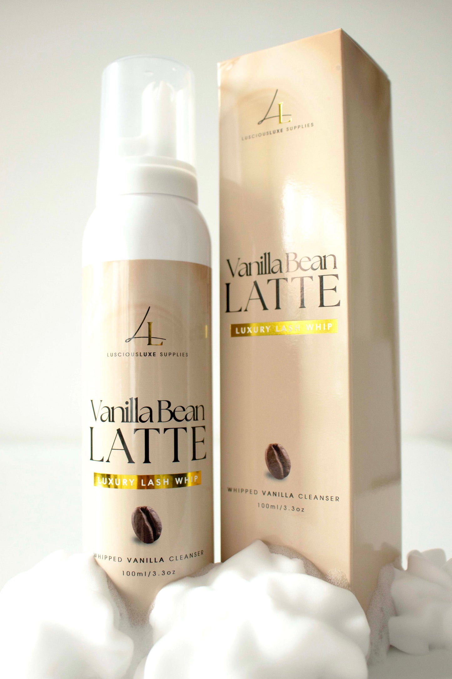 Luxury whipped lash cleanser