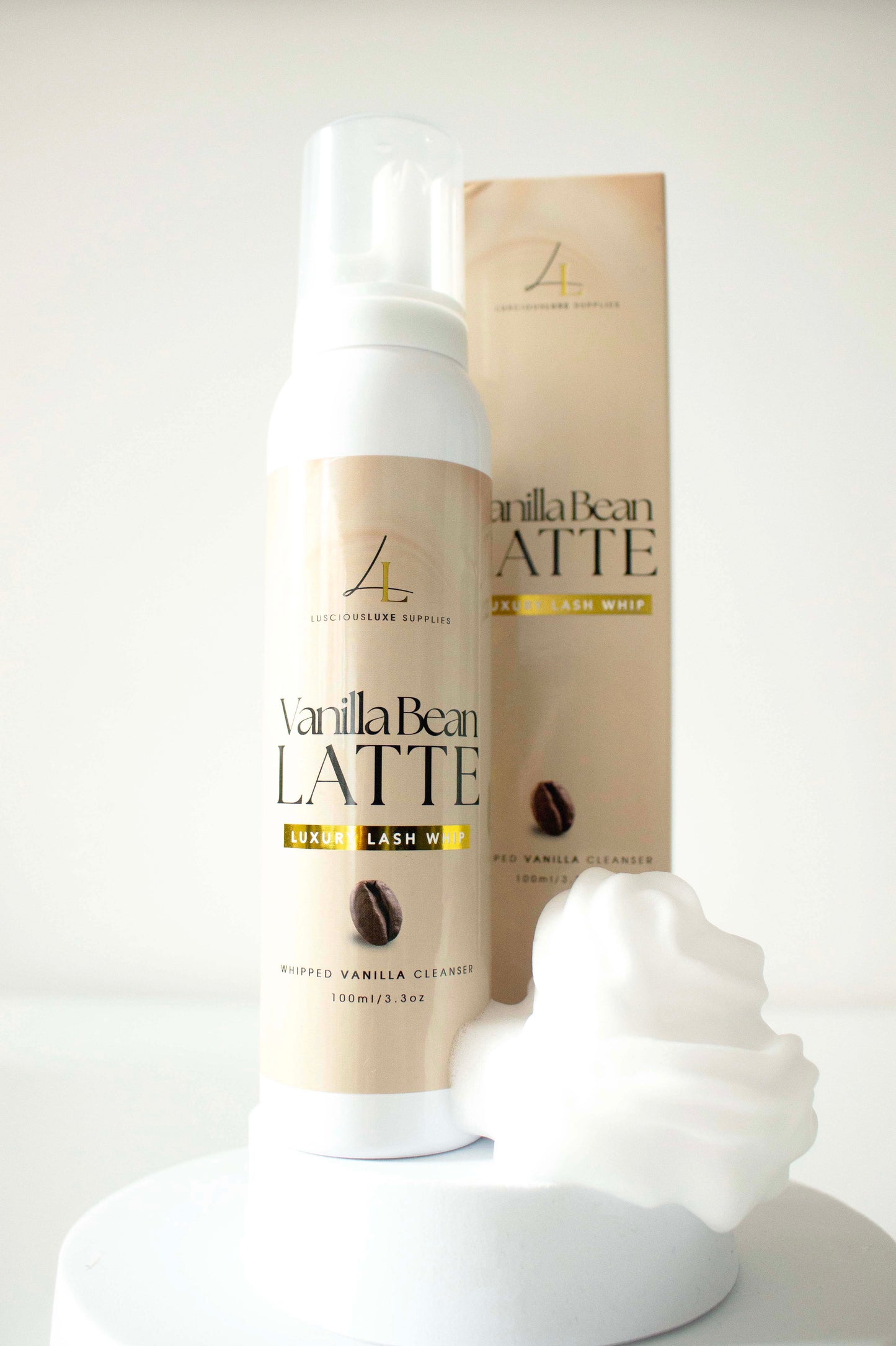 Luxury whipped lash cleanser